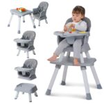 ZEBRATER Baby High Chair 8 in 1 High Chairs for Babies and Toddlers