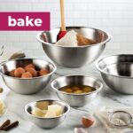 FineDine Stainless Steel Mixing Bowls (Set of 6) - Image 2