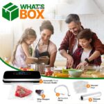 NutriChef Automatic Vacuum Air Sealing System Preservation - Image 2